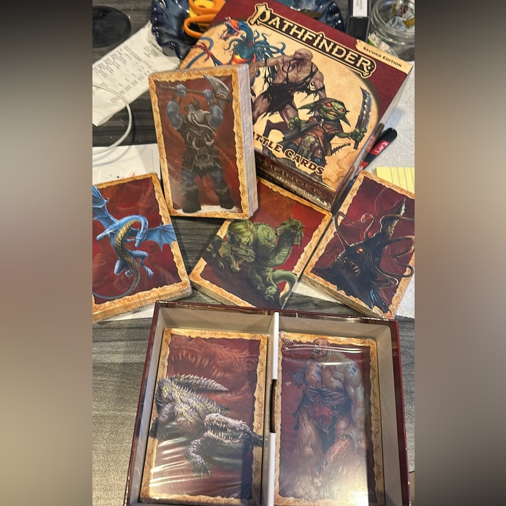 Pathfinder Bestiary Battle Cards - New